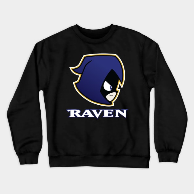 Raven Crewneck Sweatshirt by Moysche